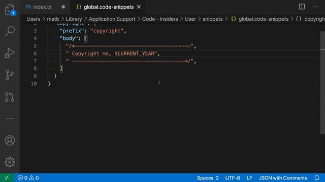 VS Code tips — Using the current date/time in snippets смотреть онлайн