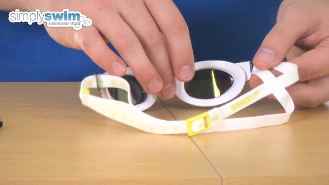 Speedo Fastskin 3 Elite Goggle Mirror - White - www.simplyswim.com смотреть онлайн