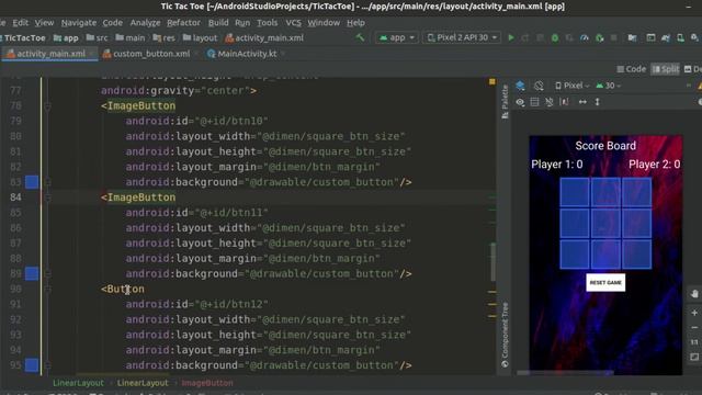 Android Kotlin Beginner Tutorial Tic Tac Toe | Part 4 – Drawables and Custom ImageButton смотреть онлайн