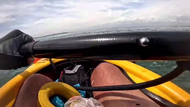 ?Удивительно! Морская рыбалка с набором для выживания получилась.  Бушкрафт. На каяке в океане.