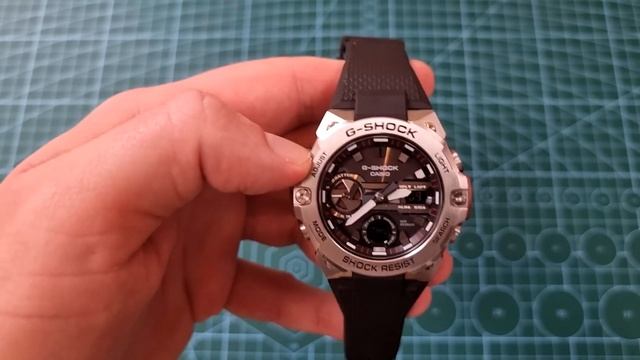 THE COMFIEST G-STEEL GSHOCK EVER! GST-B400-1AER REVIEW