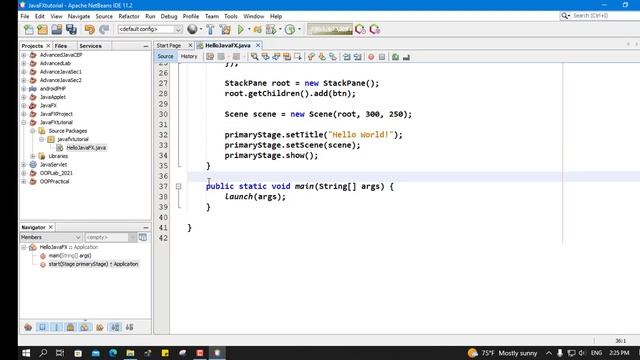 javafx simple project смотреть онлайн
