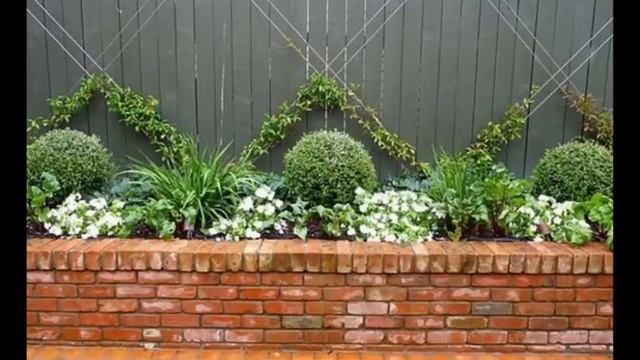 Клумбы из кирпича смотреть онлайн