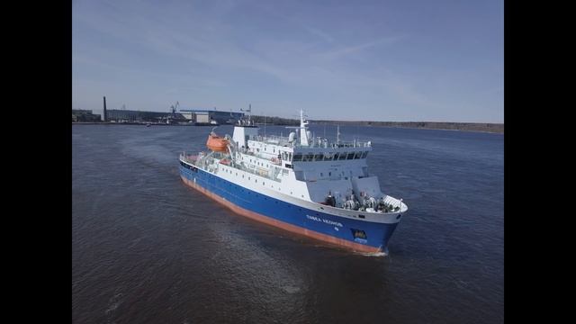 Невский судостроительный завод построил плавучий паром проекта PV 22 Павел Леонов смотреть онлайн