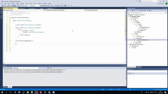 Unity Multiplayer Tutorial - TicTacToe Part 1 смотреть онлайн