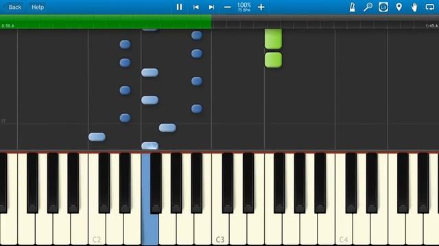 Lumen - Гореть (на пианино Synthesia) смотреть онлайн