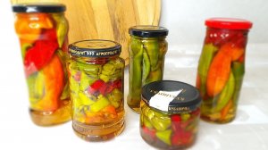 Острый маринованный перец на зиму. Самый простой и вкусный рецепт!