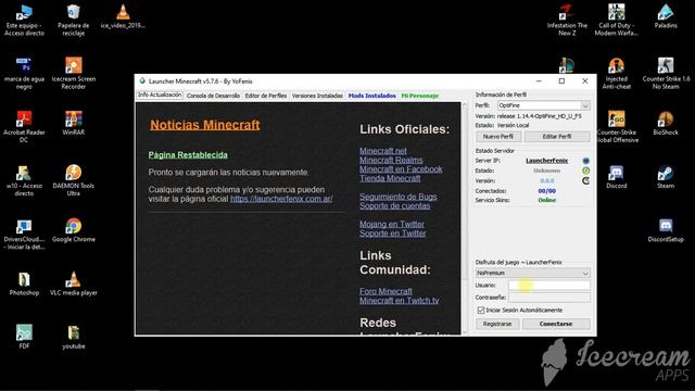 Descargar e Instalar "Minecraft 1.14.4 + Optifine" - Mejor Rendimiento |Carpeta .minecraft| Pirata смотреть онлайн