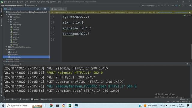 Face Recognition Attendance System using Python Django OpenCV смотреть онлайн