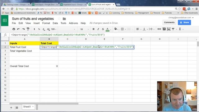 How to import data from one Google Spreadsheet to another (2016) смотреть онлайн