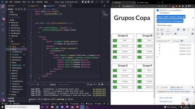 "Bolão" Web Project ReactJS & Node.js - #9 (Match Table with Event Handler) смотреть онлайн
