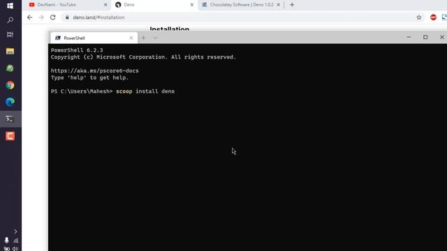 Deno - How to Install Deno Runtime on Windows смотреть онлайн