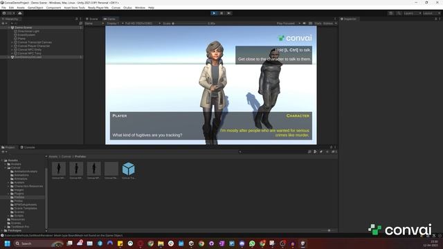 Adding ReadyPlayerMe Characters and Custom Animations | Convai Unity Plugin Tutorial [Part 2] смотреть онлайн