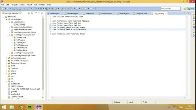 Minecraft forge modding 1.7.X - Custom Tools and Tool Materials смотреть онлайн