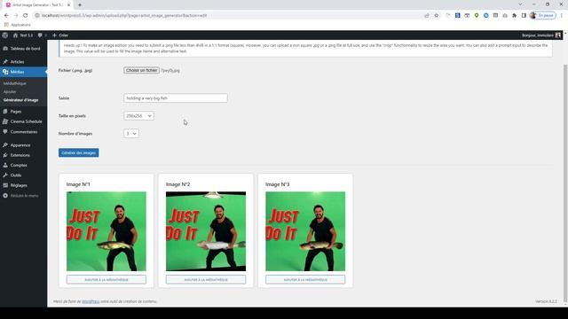 Artist Image Generator: WordPress plugin to edit image with AI - DALL·E 2-Powered (Pro Feature) смотреть онлайн