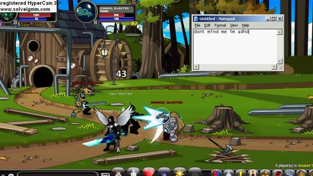 AQ Worlds Dwakel Farming смотреть онлайн