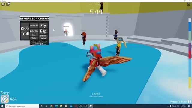 ROBLOX Tower Of Hell SCRİPT / HACK (AUTO WİN, FLY & MORE) смотреть онлайн