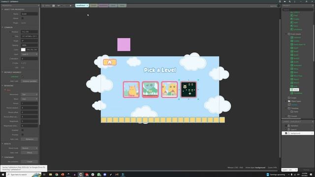 How to make a Level Select Screen in Construct 3 смотреть онлайн