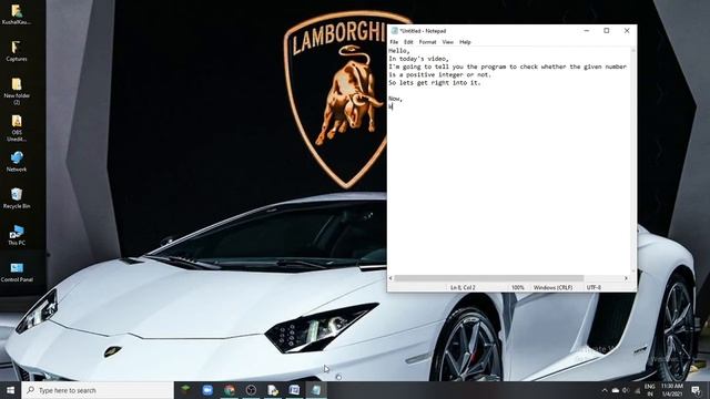 Python Program to check whether the given number is a positive integer or not | Harshit Gupta смотреть онлайн