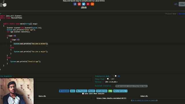 Java nested if statement in Tamil | ஜாவா (Java in Tamil) смотреть онлайн