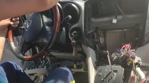 Разбор панели Lexus RX330