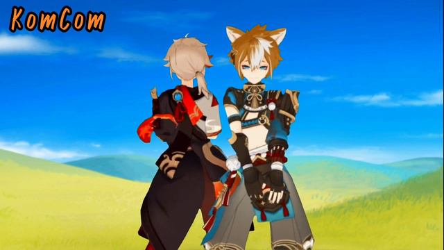 Gorou and Kazuha [ Genshin Impact Mmd Animation ] - Brooklyn Blood Pop смотреть онлайн