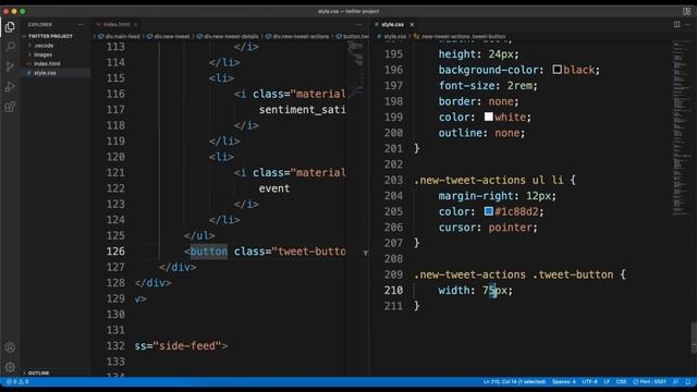 Build Twitter clone using HTML & CSS - بناء واجهة موقع تويتر смотреть онлайн