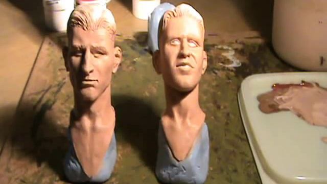 Painting Tony Barton's 1/6th Scale Resin Heads смотреть онлайн
