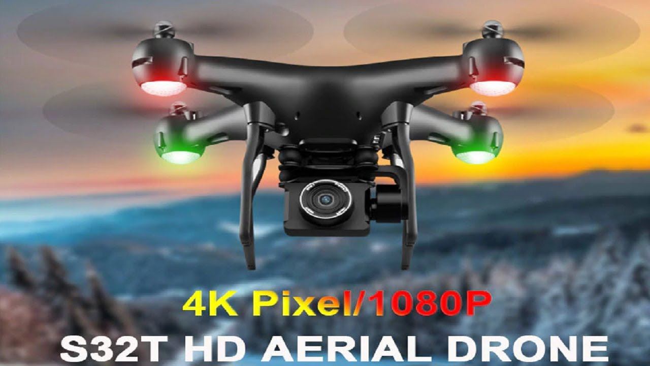 Квадрокоптер S32T c WiFi HD камерой смотреть онлайн
