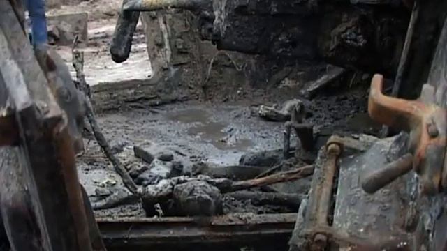 Немецкий танк найден в Новом Осколе смотреть онлайн