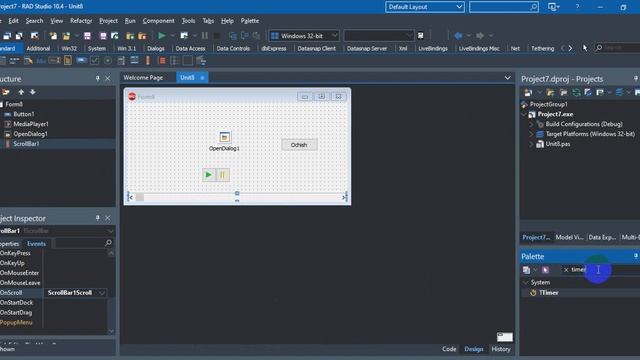 #jilva #desktop dasturchi #delphi delphida sodda mediaplayer tuzamiz. смотреть онлайн