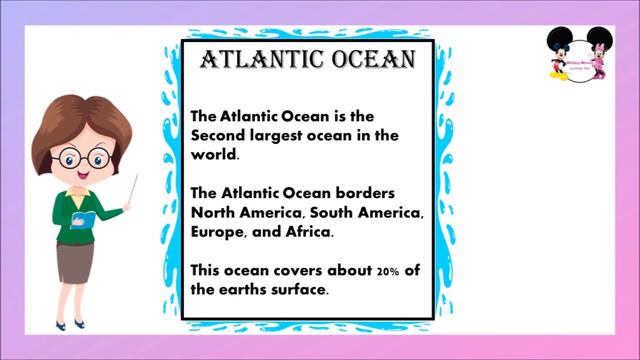 Oceans in the World in English | Name of 5 Oceans in the World for Children смотреть онлайн