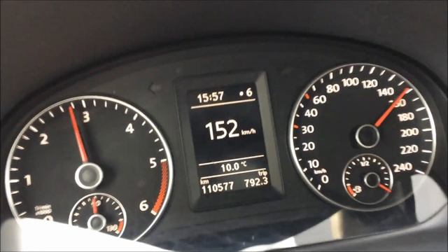 VW Caddy 2.0 TDI 140 HP 0 - 100 km/h Acceleration смотреть онлайн