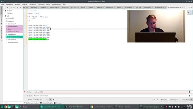 Build a LinuxFromScratch System Part 5: chroot смотреть онлайн