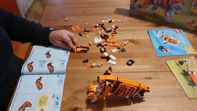 Speed Building LEGO 31129 Creator Majestätischer Tiger смотреть онлайн