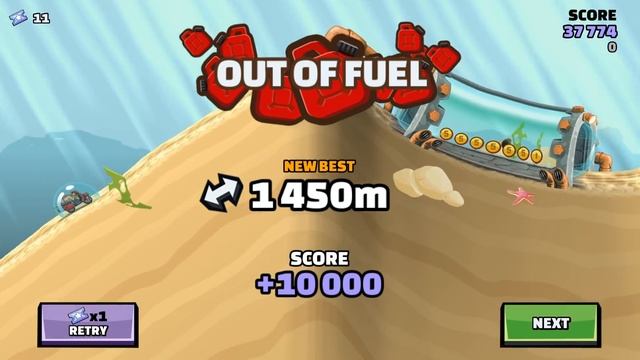 Hill Climb Racing 2 - 38433 points in BILL'S OK ADVENTURE Team Event смотреть онлайн
