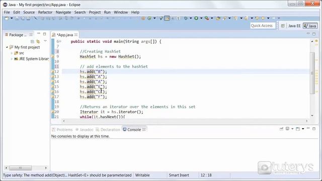 How to use the HashSet collection in Java? смотреть онлайн