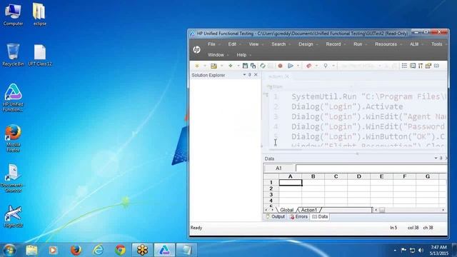 UFT Parameterization смотреть онлайн
