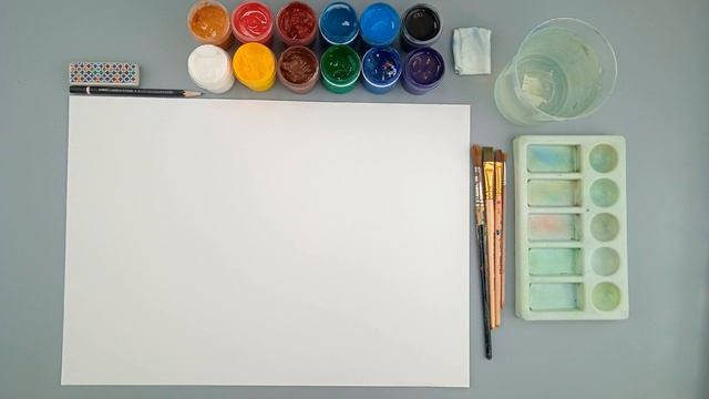 Мастер - класс "Зимний пейзаж" смотреть онлайн