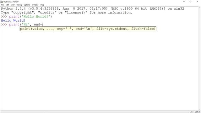 #4 PYTHON 3 TUTORIAL - HELLO WORLD AND PRINT FUNCTION смотреть онлайн