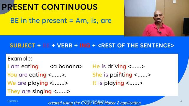 THE CONTINUOUS TENSES IN ENGLISH MADE EASY смотреть онлайн