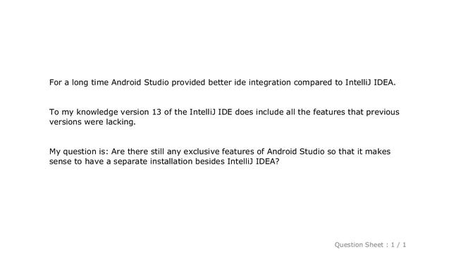 Android : Differences between IntelliJ IDEA 13 and Android Studio смотреть онлайн