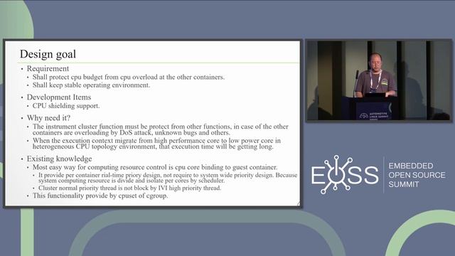 Case Study for Resource Control in Embedded Linux Container Integration - Naoto Yamaguchi, AISIN смотреть онлайн