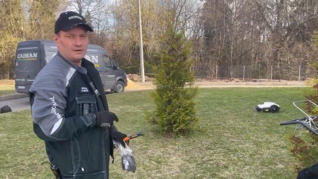 Всё своими руками! Как установить робота газонокосилку CAIMAN.#gardening #садоваятехника #robotmowe смотреть онлайн