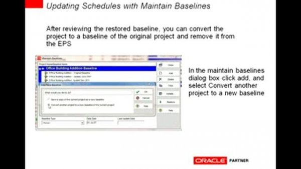 Oracle Primavera P6 Update Project Tech Tip   YouTube
