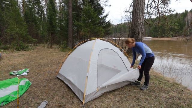 Greenel Dome 3 (Гринель Дом 3): обзор палатки. Бюджетная легкая палатка для походов. смотреть онлайн
