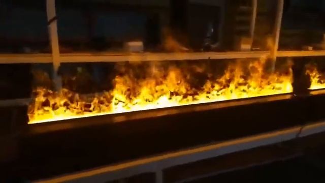 ЗD очаг электро камина 1.5 метра из магазина Биокамин.рф смотреть онлайн