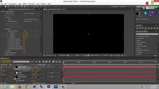 Adobe After Effect + Photoshop Make A Particle Flower Transition Slideshow смотреть онлайн