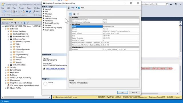 52 Create Database Microsoft SQL Server смотреть онлайн