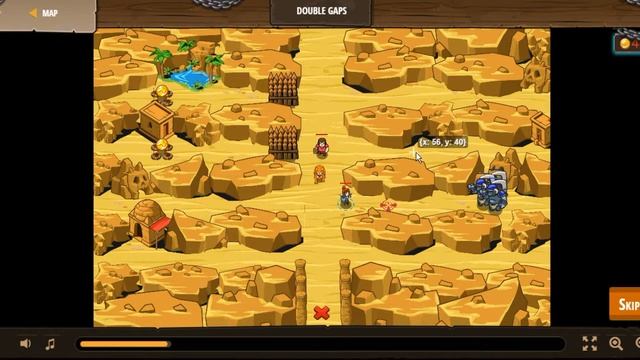 Double Gaps CodeCombat.Python. смотреть онлайн